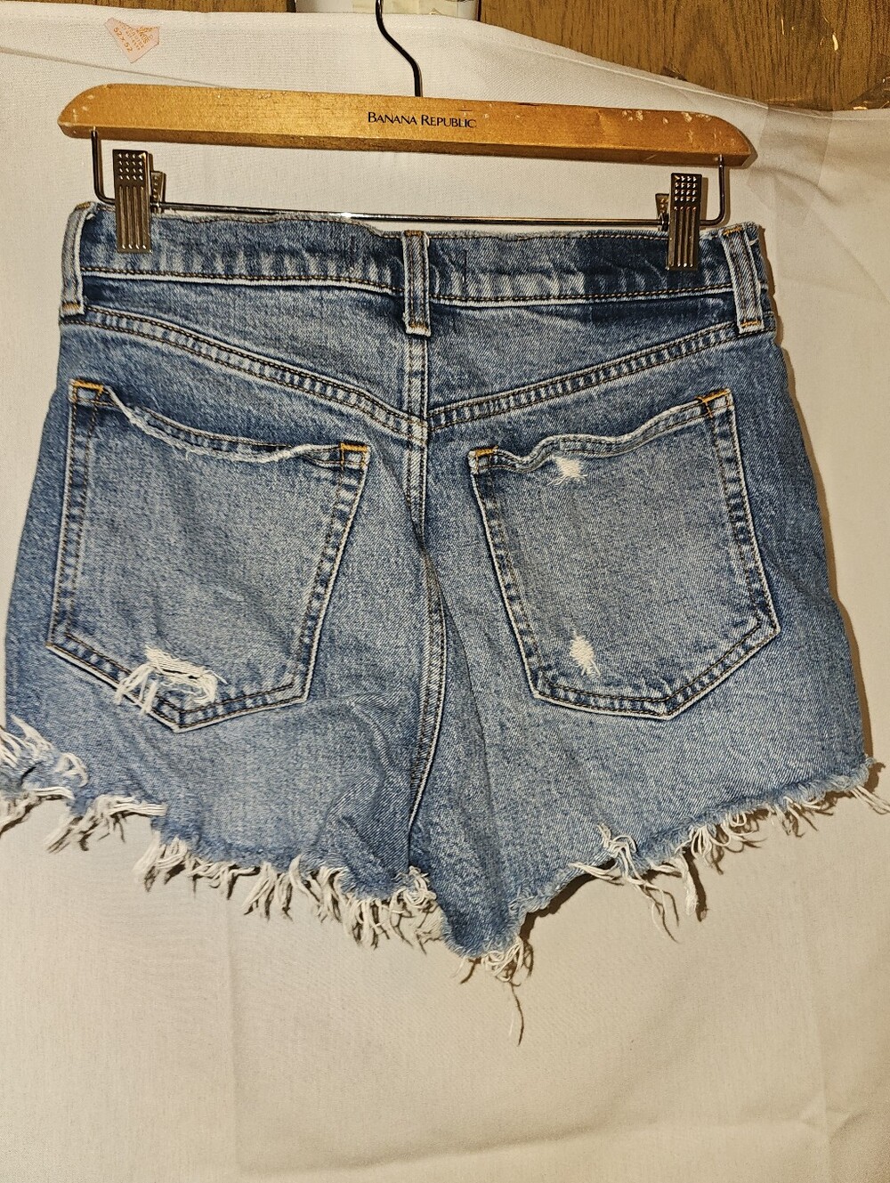 Abercrombie & Fitch The Mom Short High Rise Size 26 - Picture 8 of 11
